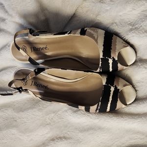 J.RENEE' Peep Toe Heels Size 11
